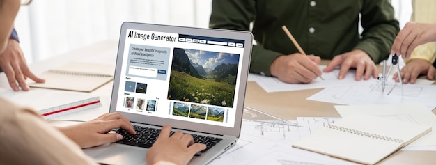 ai image generator software provide picture to users by text prompt brisk