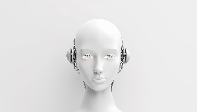 AI logo Ai robot robot assistente virtuale ai virtuale