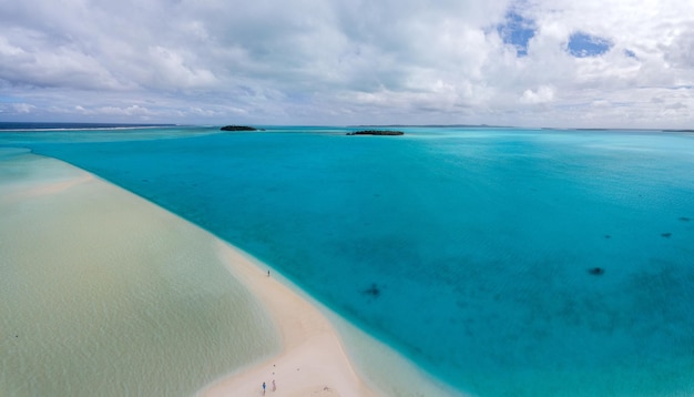 Aitutaki Polinesia Cook Island paradiso tropicale vista