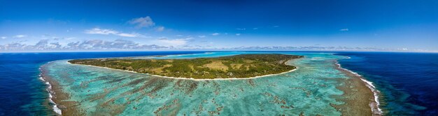 Aitutaki Polinesia Cook Island vista aerea