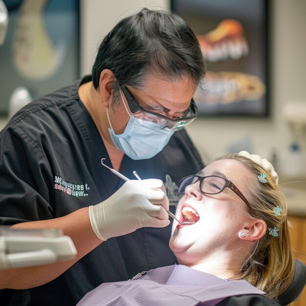 Al dentista servizi professionali di cura orale per un sorriso sano controlli di routine pulizie e trattamenti per garantire una salute dentale ottimale e un sorriso radiante sicuro per ogni paziente