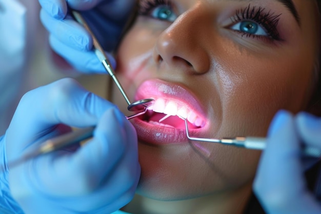 Al dentista servizi professionali di cura orale per un sorriso sano controlli di routine pulizie e trattamenti per garantire una salute dentale ottimale e un sorriso radiante sicuro per ogni paziente