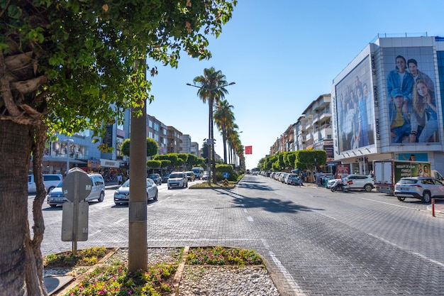 Alanya Turchia Strada Palme