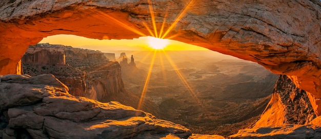 Alba a Mesa Arch USA