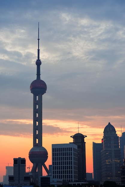 Alba mattutina di Shanghai