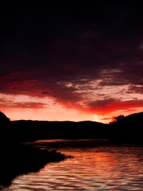 Alba sul fiume Colorado a gesso, Colorado.