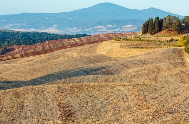 Alba vista campagna Italia