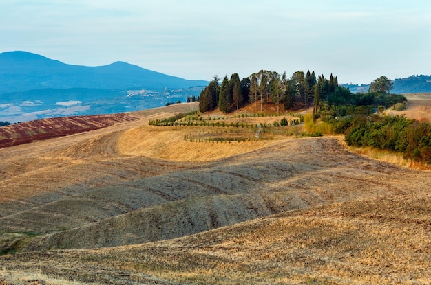 Alba vista campagna Italia