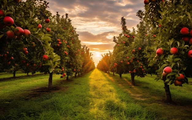 Alberi da pomero che portano frutti