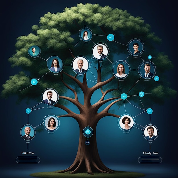 Alberi genealogici personalizzati Albero genealogico e ascendenza umana