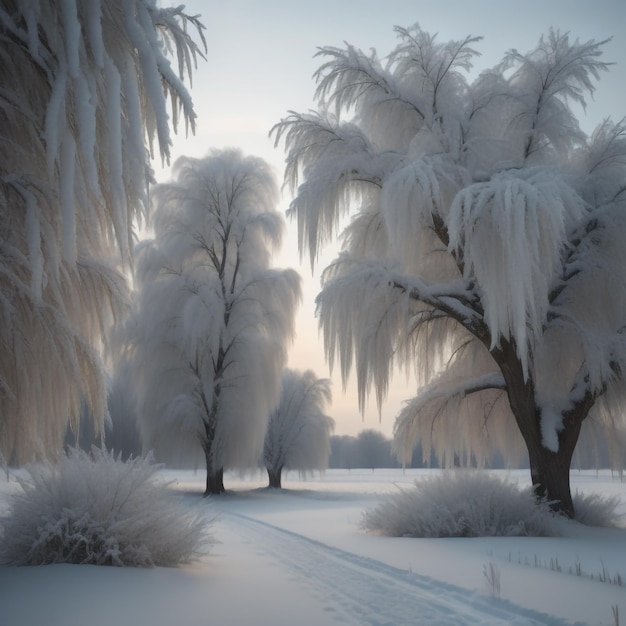 Alberi in inverno