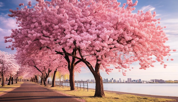 albero a fiori di ciliegio