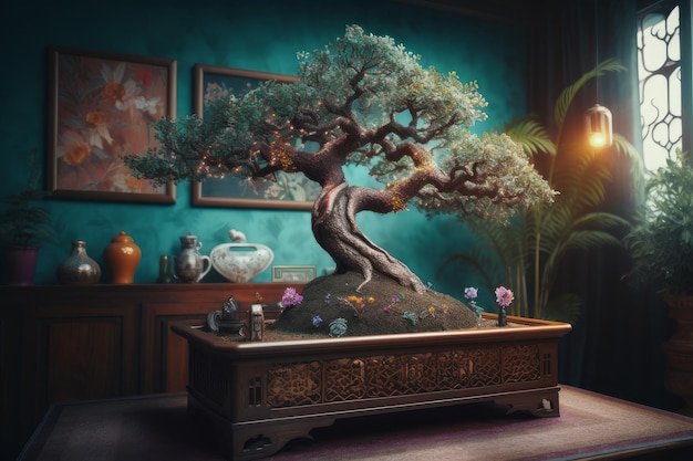 Albero d'arte bonsai Genera Ai