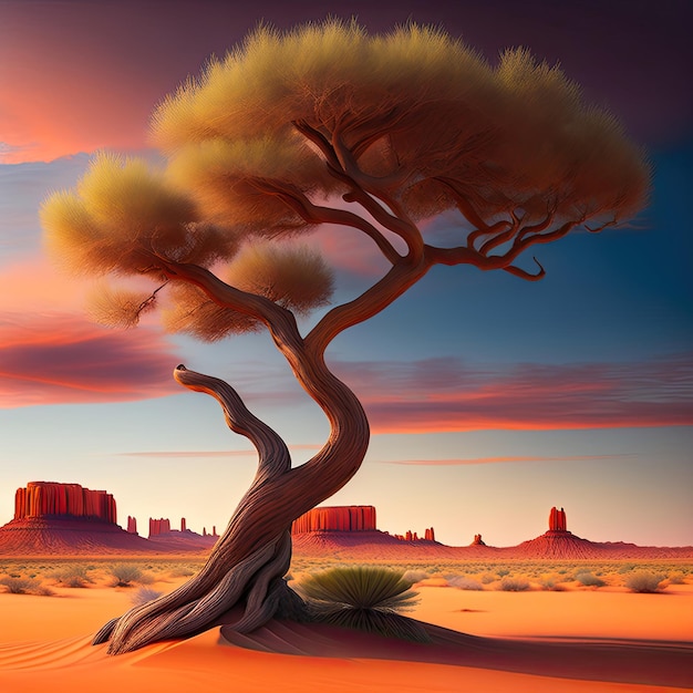 albero del deserto