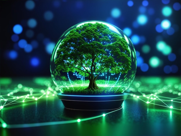 Albero della Crescita Digitale Circuit Ball e Intelligenza Artificiale