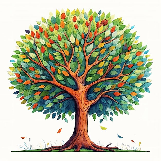 albero della vita illustrazione