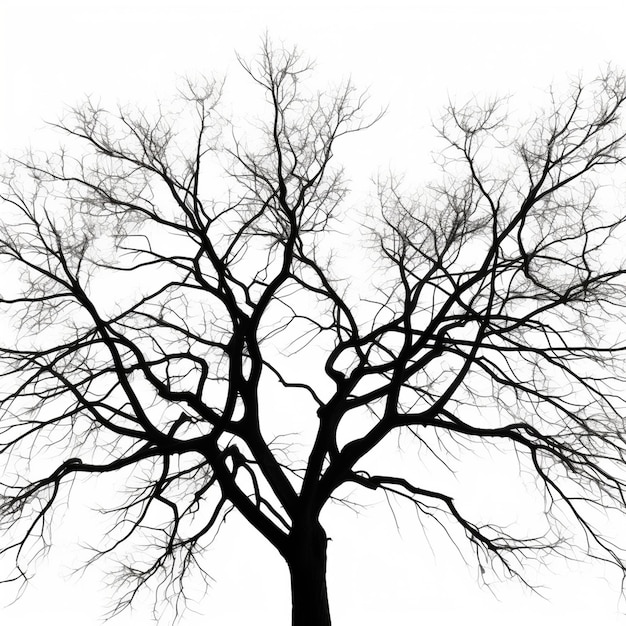 albero di eucalipto con albero di sfondo isolato rendering 3D