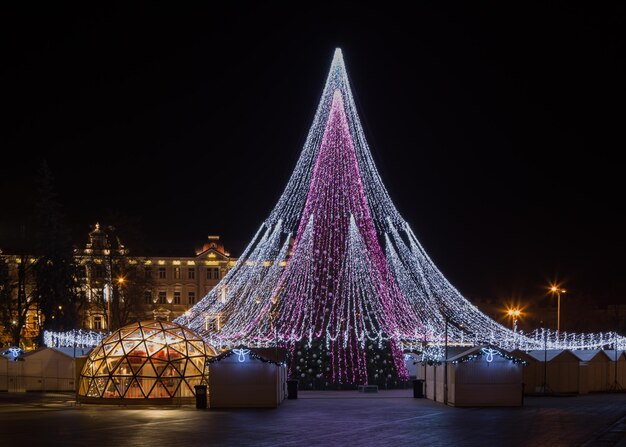 Albero di Natale a Vilnius 2017