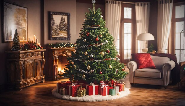 albero di Natale con regali