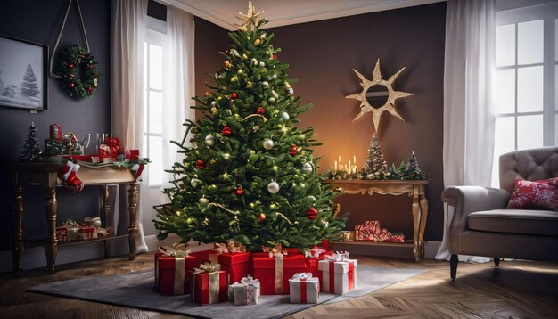 albero di Natale con regali