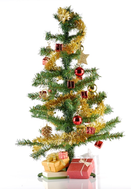 Albero di Natale decorato