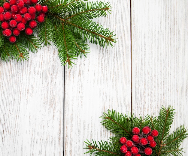 Albero di natale decorazione sullo sfondo