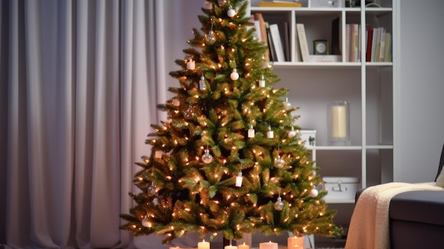 albero di Natale HD 8K carta da parati Immagine fotografica d'archivio