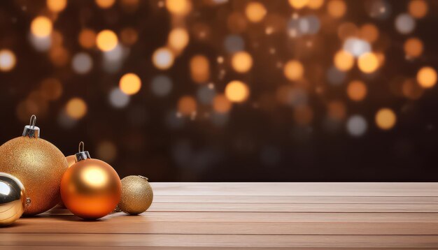 Albero di Natale palle d'oro concept di Natale e Capodanno