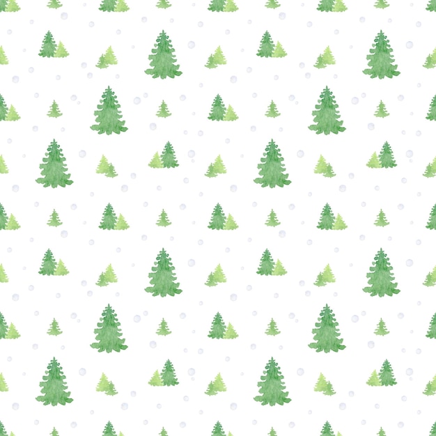 Albero di Natale Seamless Pattern carta da imballaggio su sfondo bianco Sfondo del telefono