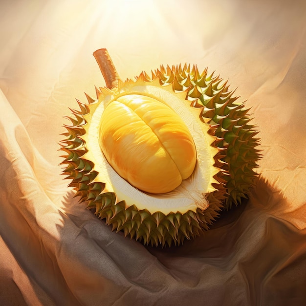 Album fotografico visivo di durian pieno di momenti maturi e deliziosi per gli amanti del durian