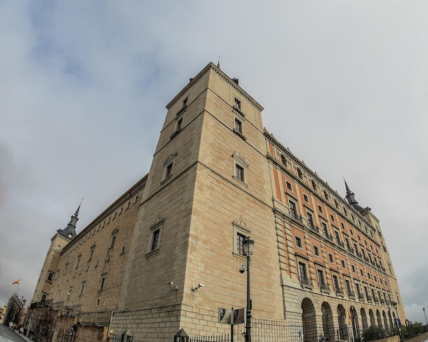 Alcazar Toledo Veduta aerea del centro storico medievale (patrimonio mondiale dell'UNESCO)