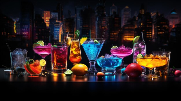 Alcol in un nightclub immagine