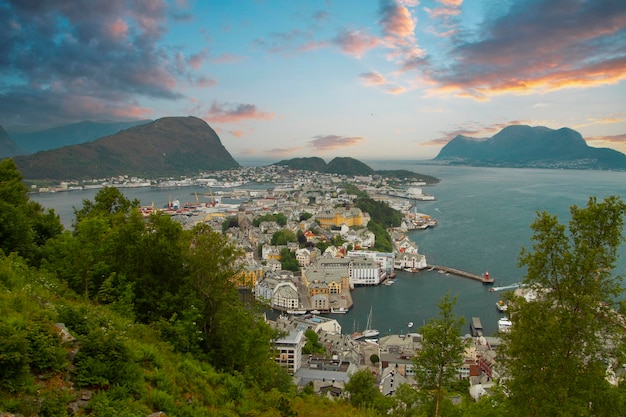 Alesund è una città in Norvegia