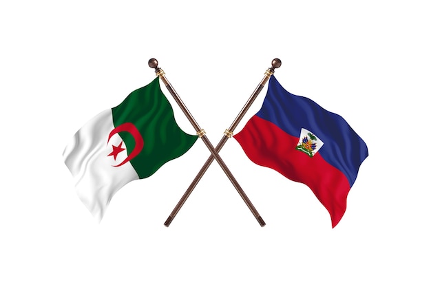 Algeria contro Haiti Two Flags