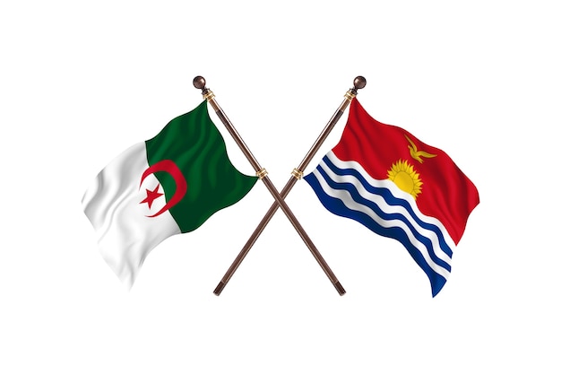 Algeria contro Kiribati Two Flags