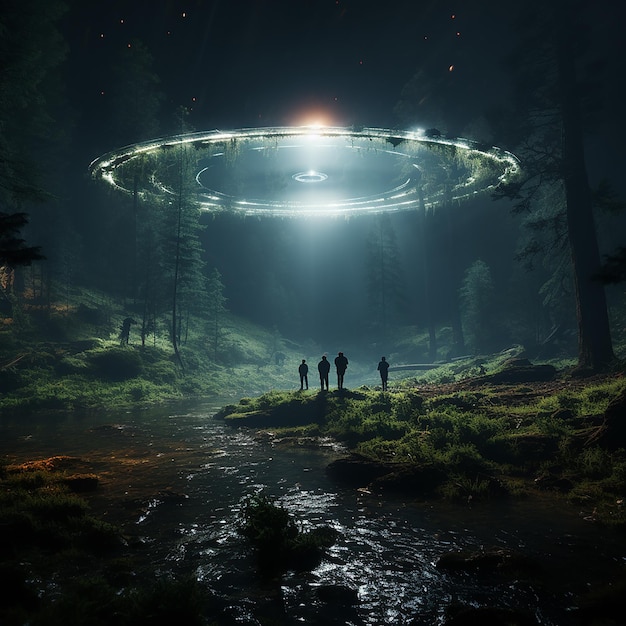 Aliens_in_the_water_under_UFO