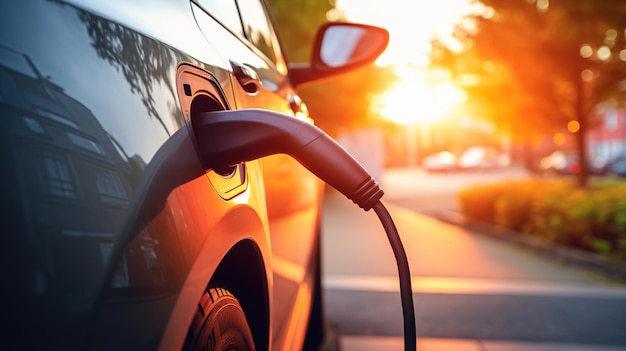 Alimentatore AI EV generativo per stazione di ricarica per auto elettriche