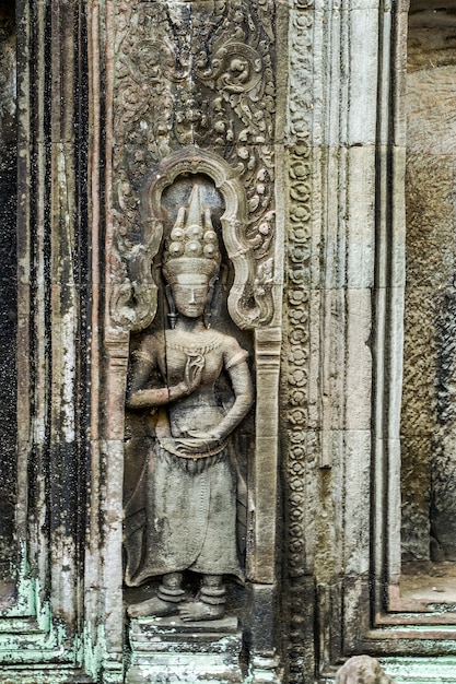 All'interno del tempio di Ta Prohm