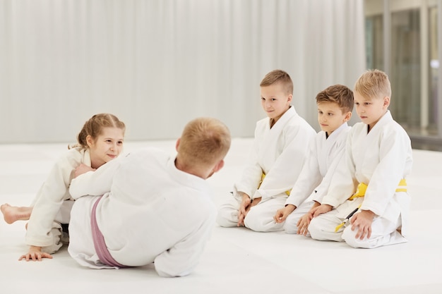 Allenamento sportivo nel karate