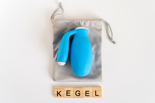 Allenatore intelligente di Kegel vaginale con biofeedback. sistema di allenamento interattivo domestico esercizi di Kegel per rafforzare il pavimento pelvico e migliorare il controllo della vescica. il concetto di tecnologia del sesso per la salute delle donne