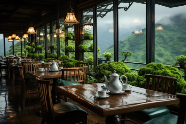 alloggio in famiglia di lusso in cima a una collina con vista sulle piantagioni di tè verde idee di ispirazione