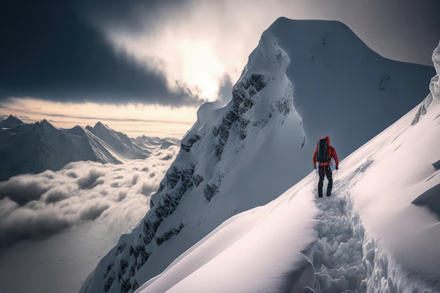 Alpinismo innevato