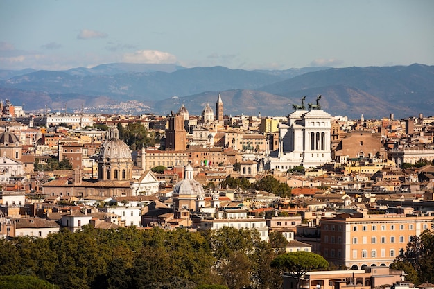 Alta vista di Roma, Lazio, Italia.