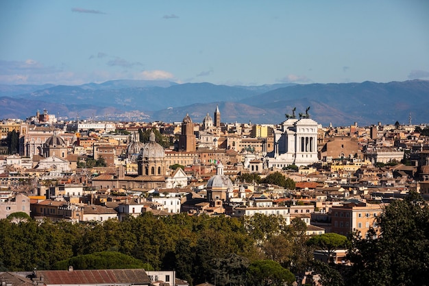 Alta vista di Roma, Lazio, Italia.