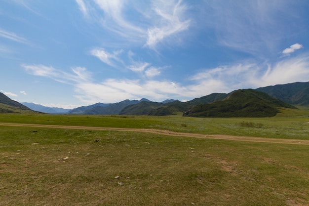 Altai Mountain Valley.