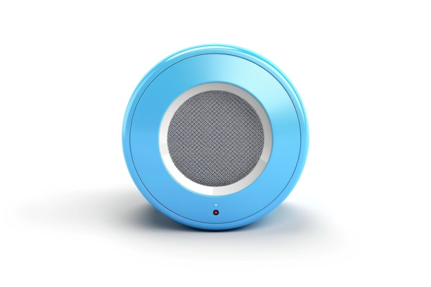 Altoparlante Bluetooth sfondo blu bianco