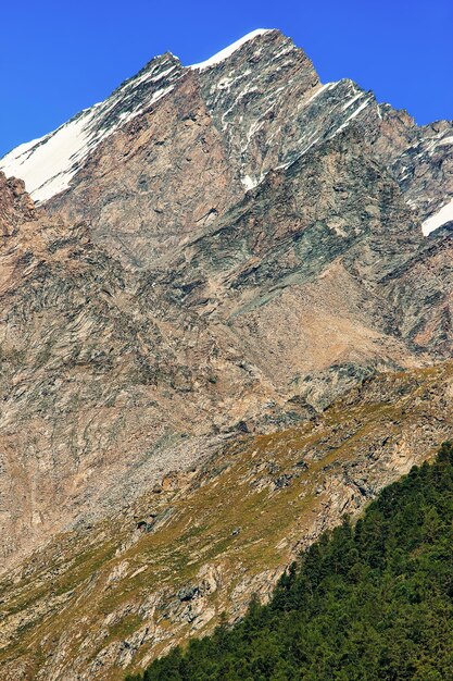 Altopiano tra Tasch e Zermatt, Vallese in Svizzera.