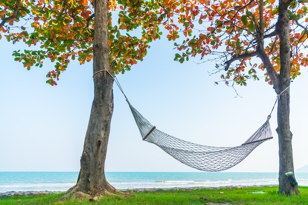 Amaca sul mare spiaggia