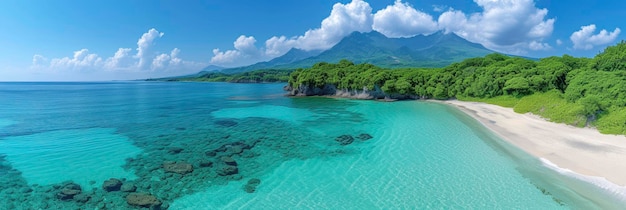 Amami Oshima Coast Prefettura di Kagoshima Banner di sfondo HD