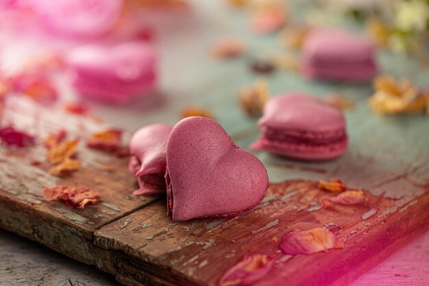 Amaretti a forma di cuore